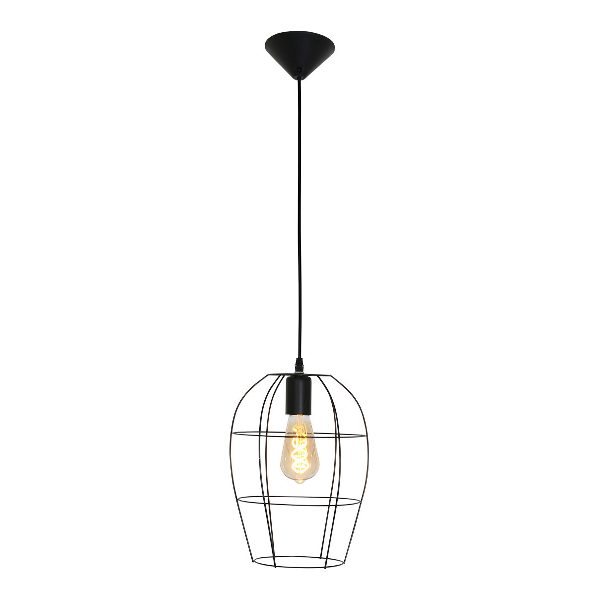 Hanglamp Mexlite Minimalics 2705ZW Zwart - Afbeelding 3
