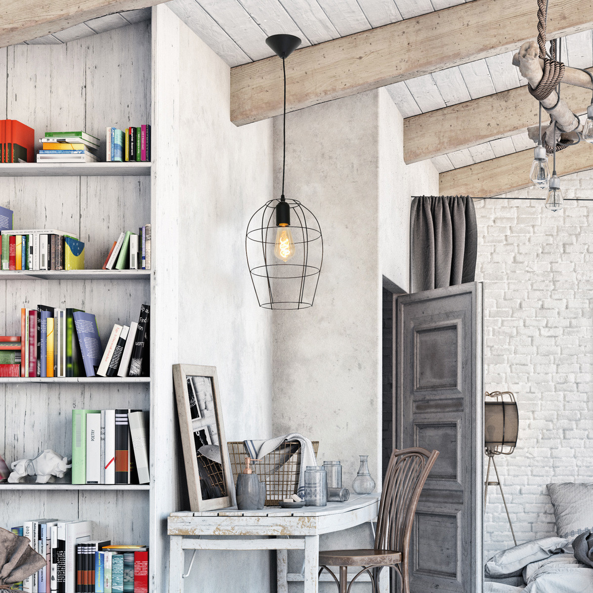 Hanglamp Mexlite Minimalics 2705ZW Zwart - Afbeelding 4