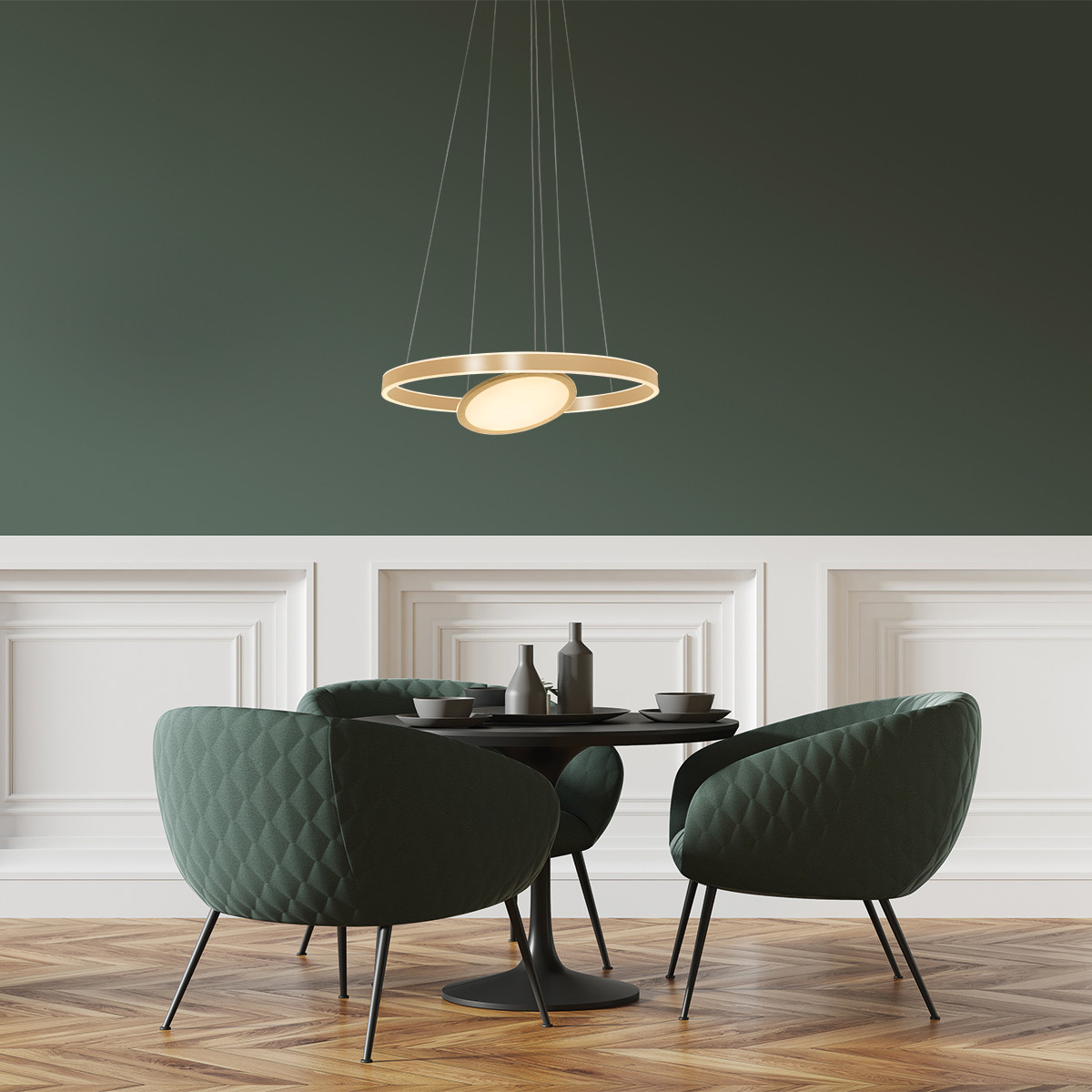 Hanglamp Ringlux 3514GO Goud - Afbeelding 5