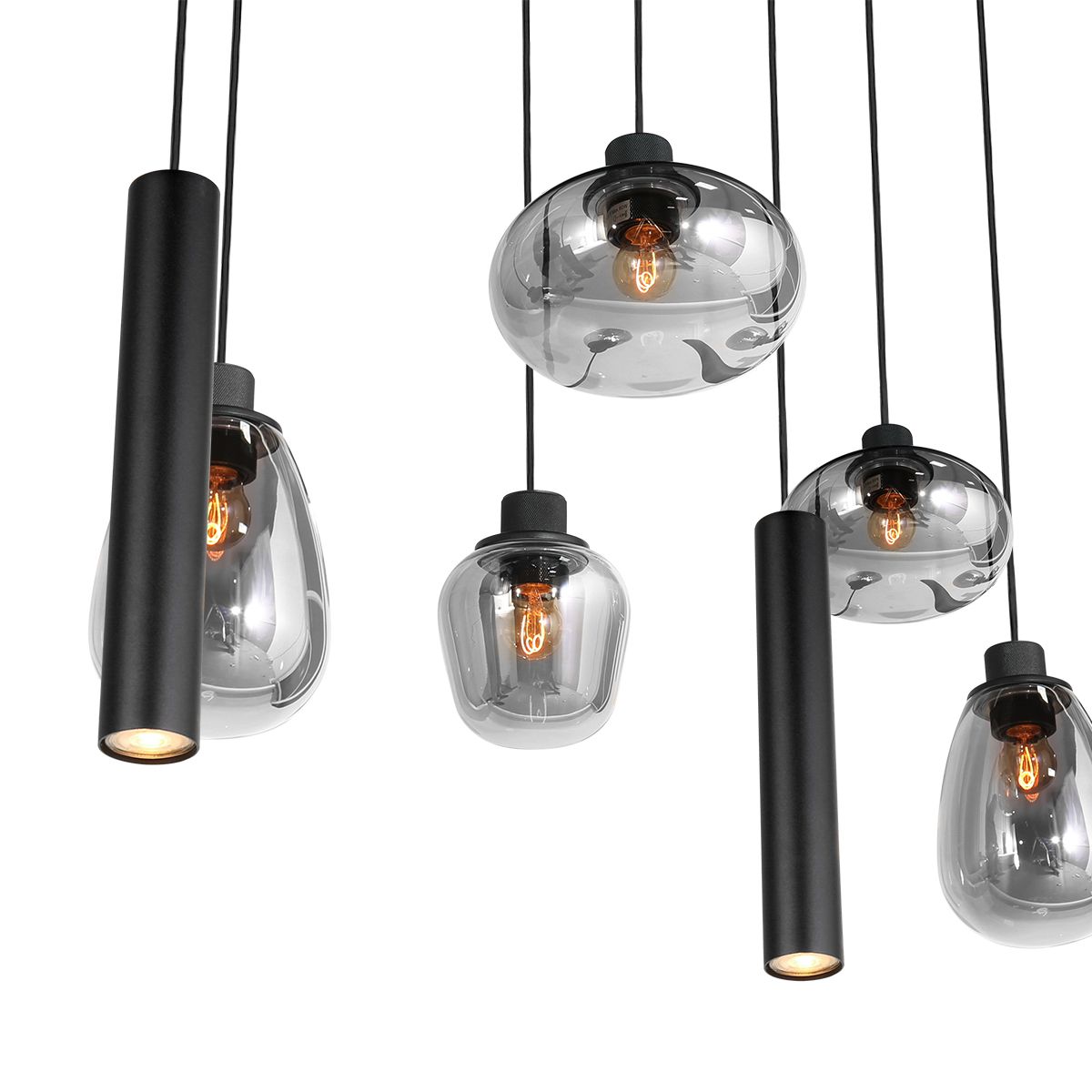 Hanglamp Reflexion 3796ZW Zwart - Afbeelding 3