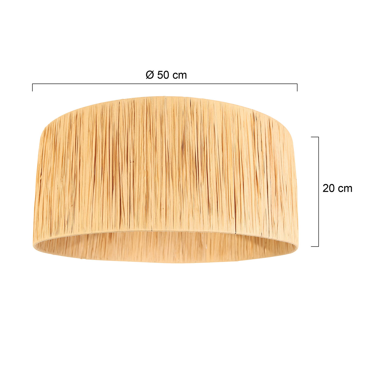 Lampenkap 50-50-20 zeegras - Afbeelding 8