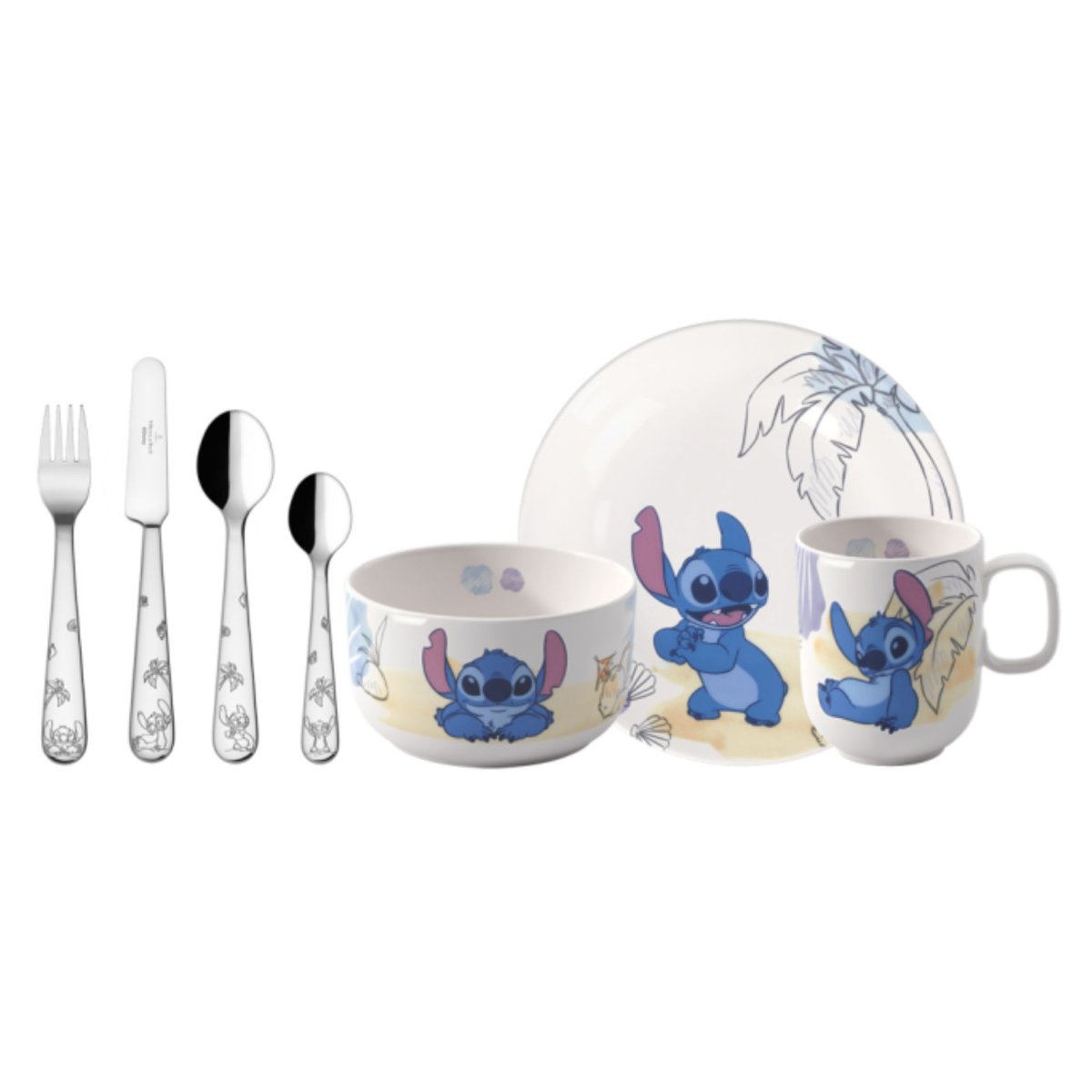 Villleroy & Boch Disney Stitch Kinderservies-set 7-dlg - Afbeelding 2