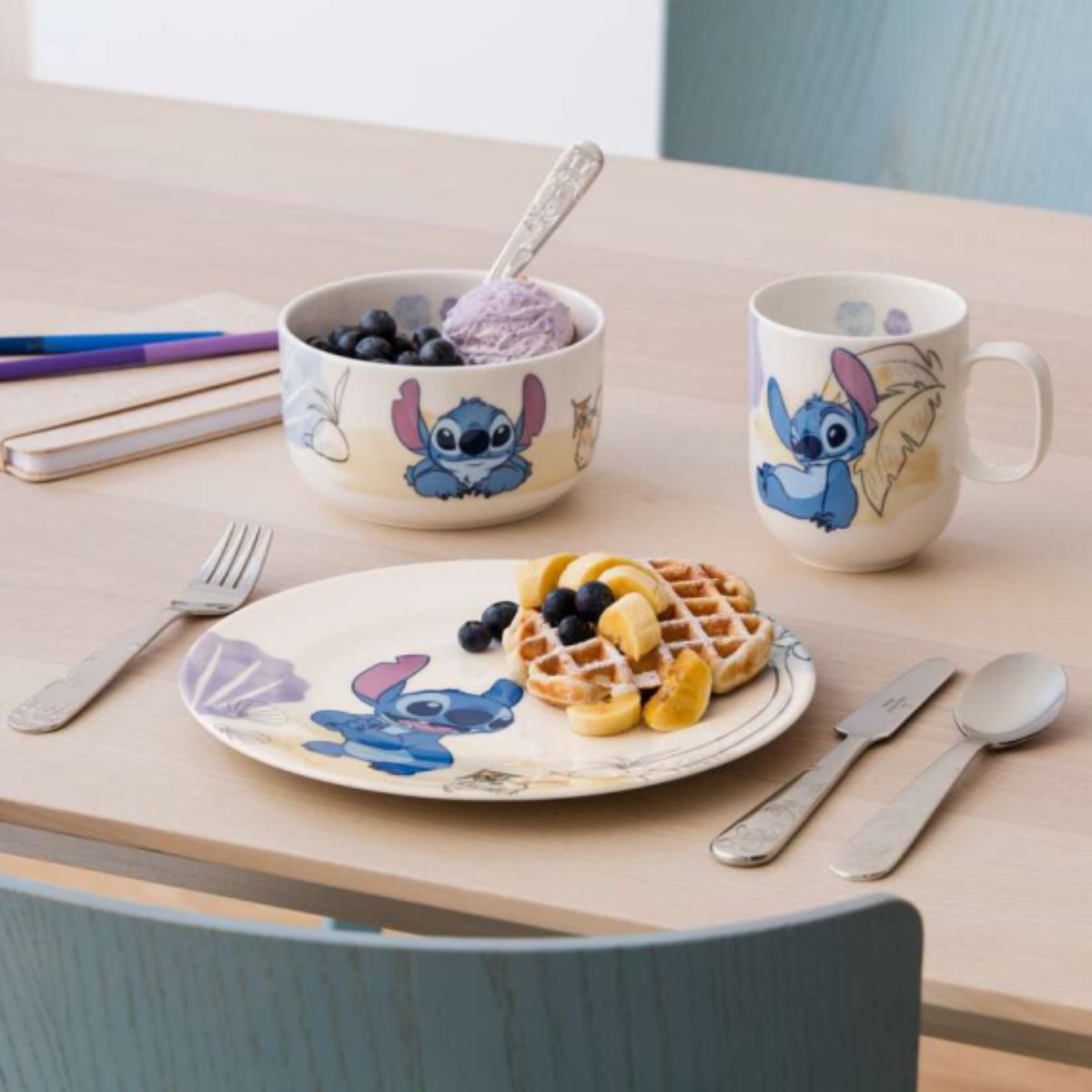Villleroy & Boch Disney Stitch Kinderservies-set 7-dlg - Afbeelding 3