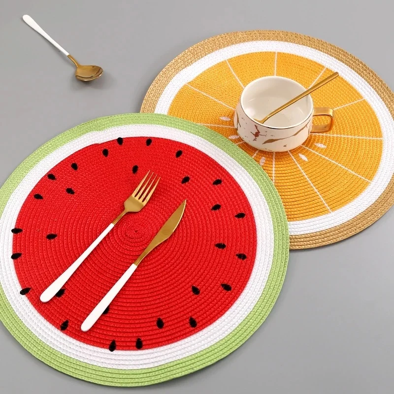Fruitéa Luxe Placemats – Kleurrijke Tafelbescherming voor een Zonnige Sfeertafel - Afbeelding 3