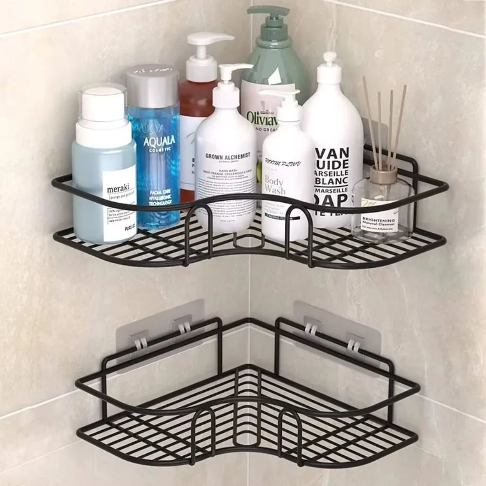 AquaForm Elegant Hoekrek – Stijlvolle Badkamer Organizer voor Slimme Opbergruimte - Afbeelding 9