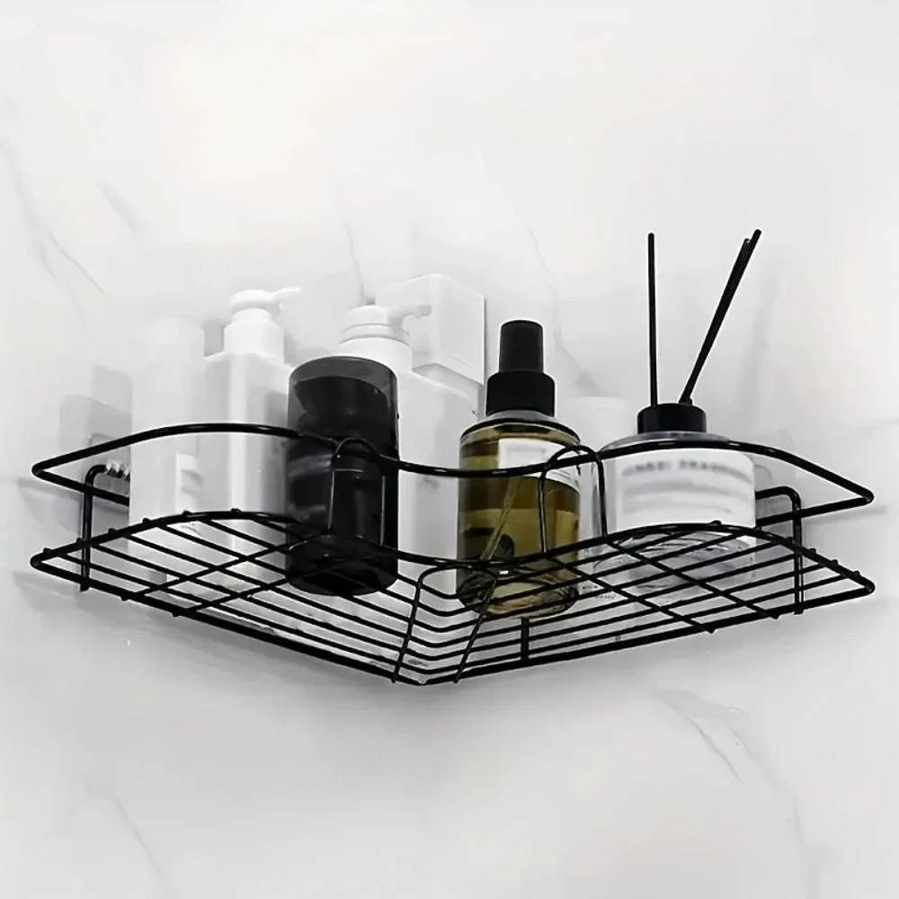 AquaForm Elegant Hoekrek – Stijlvolle Badkamer Organizer voor Slimme Opbergruimte - Afbeelding 6